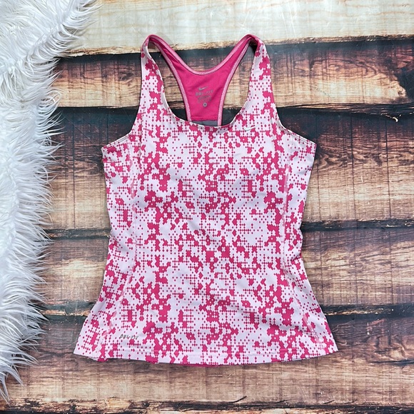 Nike Tops - RELISTED Nike Dri Fit Pink Tank Top